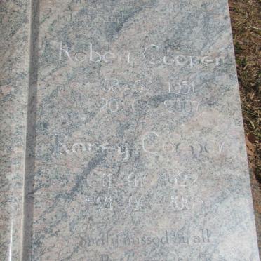 COOPER Roney 1922-2005 :: COOPER Robert 1951-2007