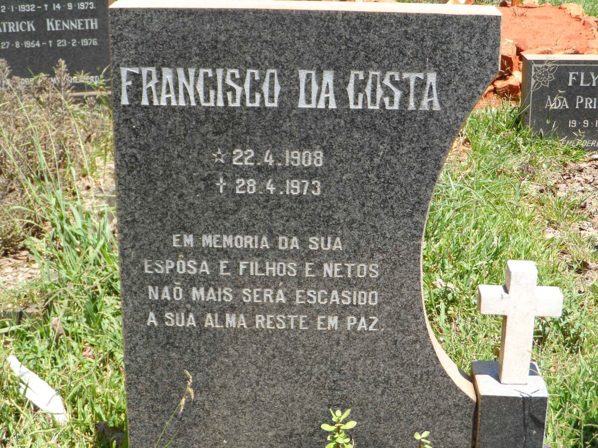 COSTA Francisco, da 1908-1973