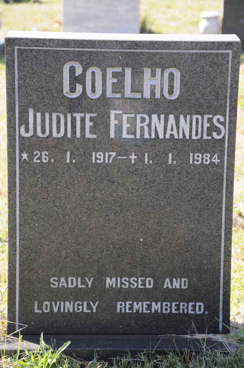 COELHO Judite Fernandes 1917-1984