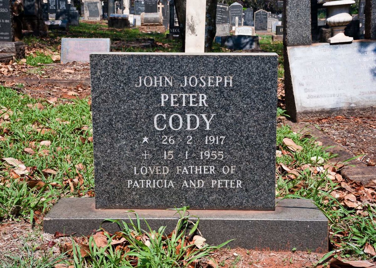 CODY John Joseph Peter 1917-1955