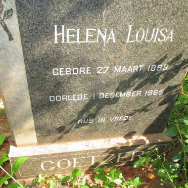 COETZER Helena Louisa 1898-1965