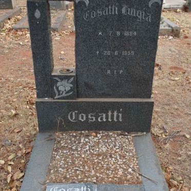 COSATTI Luigia 1884-1959 :: COSATTI Armando 1913-1980