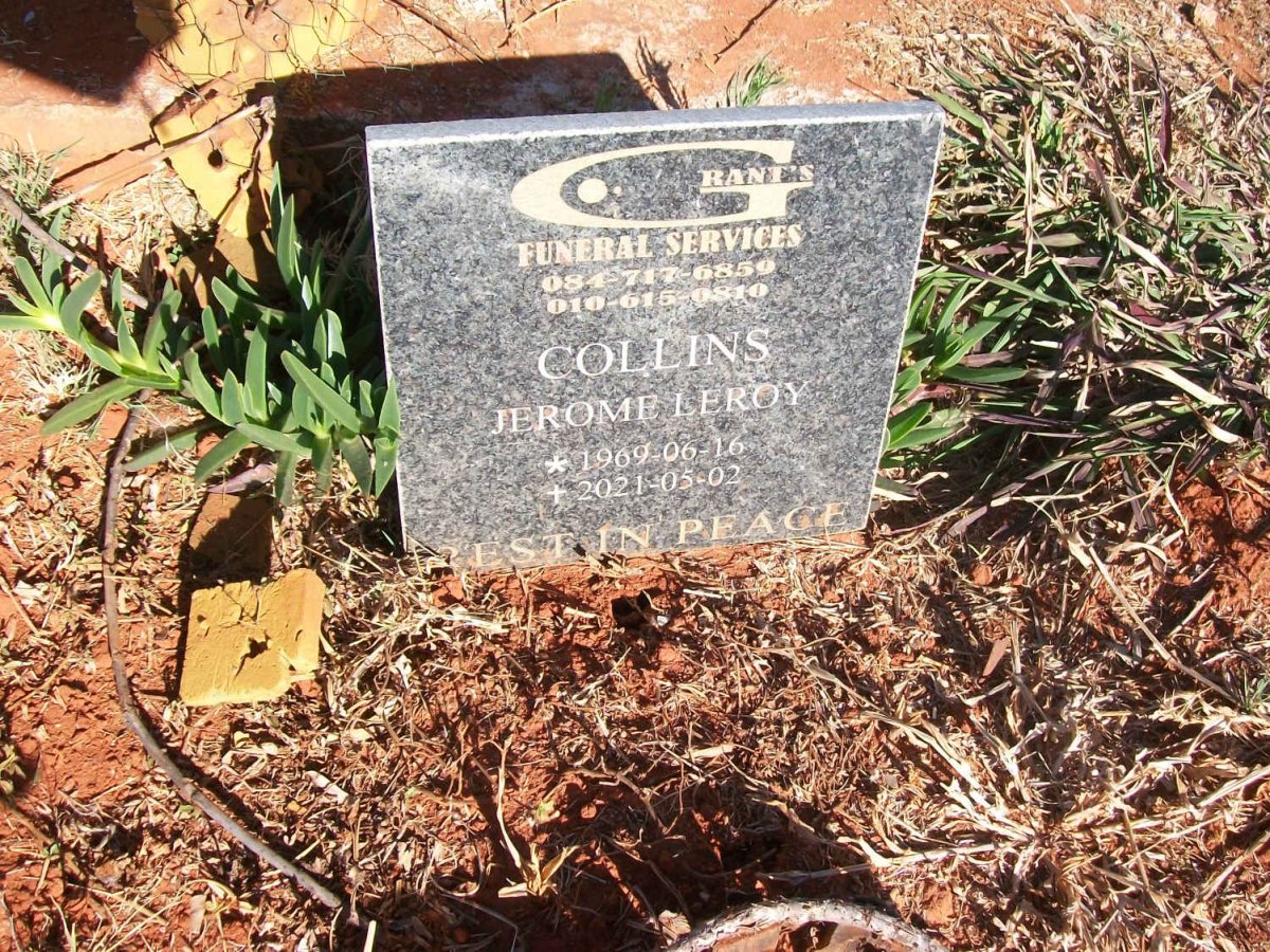 COLLINS Jerome Leroy 1969-2021