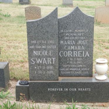 CORREIA Maria Jose Camara 1935-1963 :: SWART Nicole 1980-1989