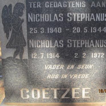 COETZEE Nicholas Stephanus 1914-1972 :: COETZEE Nicholas Stephanus 1940-1944