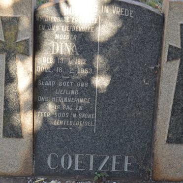COETZEE Dina 1912-1953