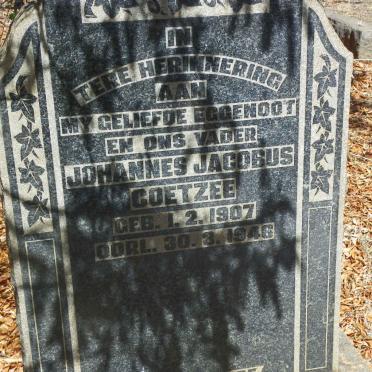COETZEE Johannes Jacobus 1907-1946
