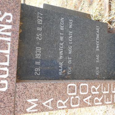 COLLINS Margaret Doreen 1930-1977