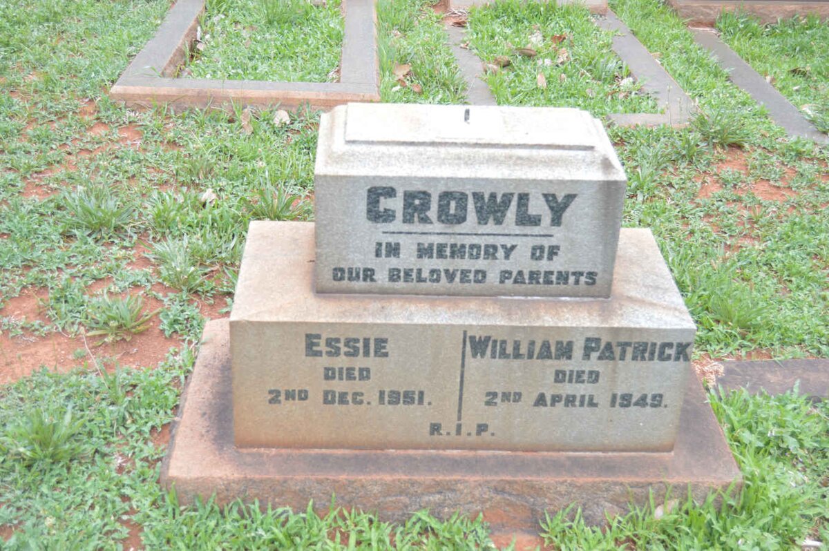 CROWLEY William Patrick -1949 &amp; Essie -1951