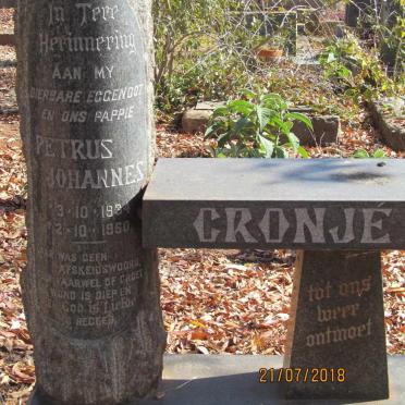 CRONJE Petrus Johannes 1934-1960