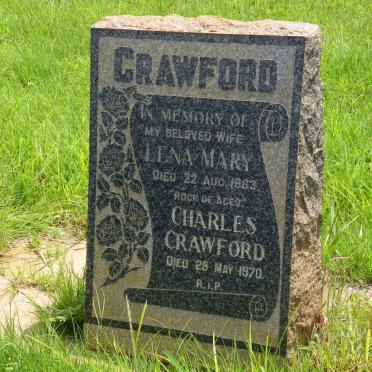 CRAWFORD Charles -1970 &amp; Lena Mary -1963