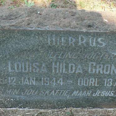 CRONJE Louisa Hilda 1944-1946