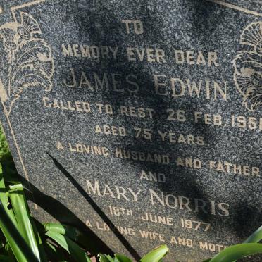 CUNNINGHAM James Edwin -1951 &amp; Mary Norris -1979