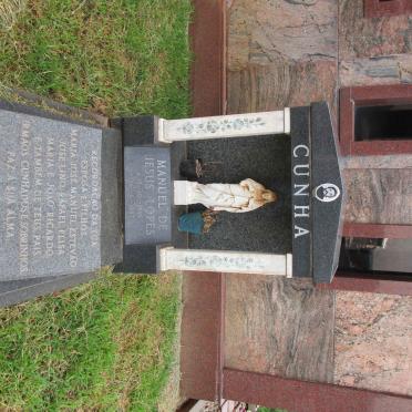 CUNHA Manuel de Jesus Lopes 1946-1987