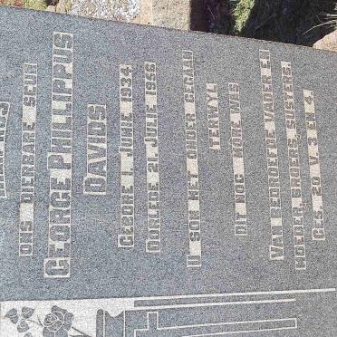 DAVIDS George Phillippus 1934-1956