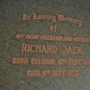 DAEM Richard 1891-1953