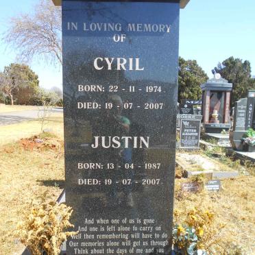 DAVIDS Cyril 1974-2007 :: CALVERT Justin 1987-2007