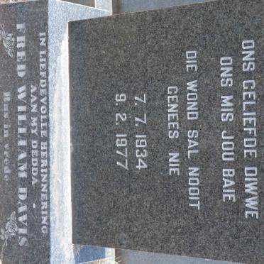 DAVIS Fred William 1934-1977