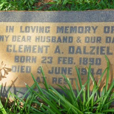 DALZIEL Clement A. 1890-1944