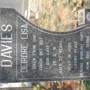 DAVIES Deirdre Lisa -1991