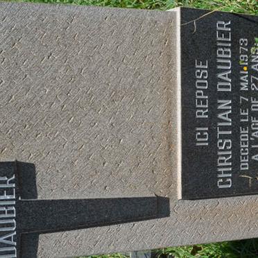 DAUBIER Christian -1973