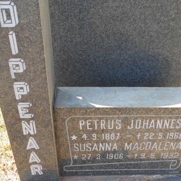 DIPPENAAR Petrus Johannes 1887-1966 &amp; Susanna Magdalena 1906-1992