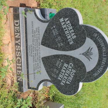 DENYSSCHEN Andreas Marthinus 1933-1991 &amp; Sophia Catharina Martha 1944-2010