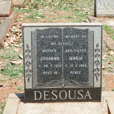 DESOUSA Johanna -1972 :: DESOUSA Maria -1954