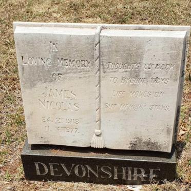 DEVONSHIRE James Nicolas 1918-1977