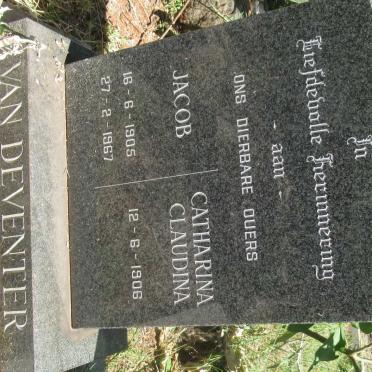 DEVENTER Jacob, van 1905-1967 &amp; Catharina Claudina 1906-