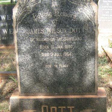 DOTT James Wilson 1880-1954