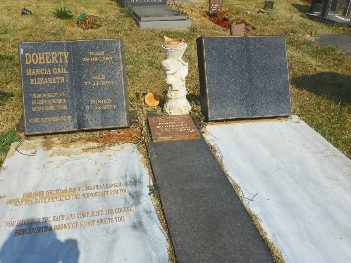 DOHERTY Marcia Gail Elizabeth 1955-2007