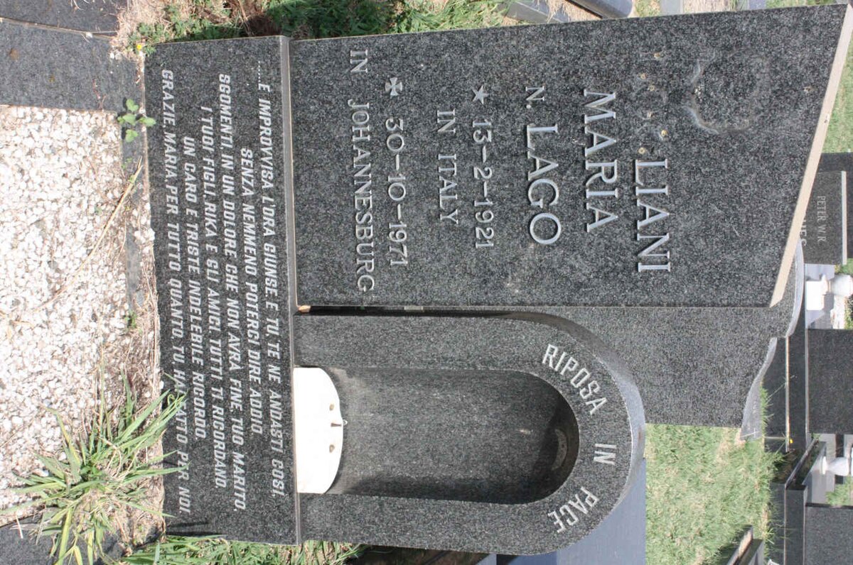 DOGLIANI Maria nee LAGO 1921-1971