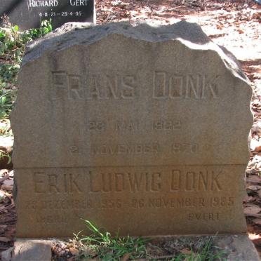 DONK Frans 1922-1970 :: DONK Erik Ludwig 1956-1985