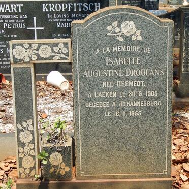 DROULANS Isabelle Augustine nee DESMEDT  1905-1955