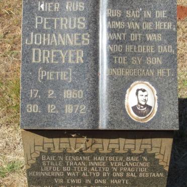 DREYER Petrus Johannes 1950-1972