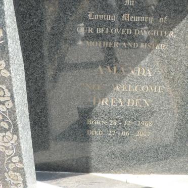 DREYDEN Rozlenn Amanda nee WELCOME 1968-2007