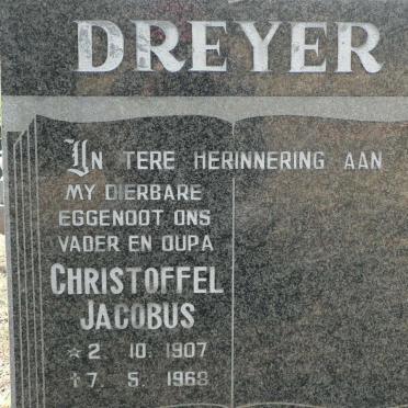 DREYER Christoffel Jacobus 1907-1968
