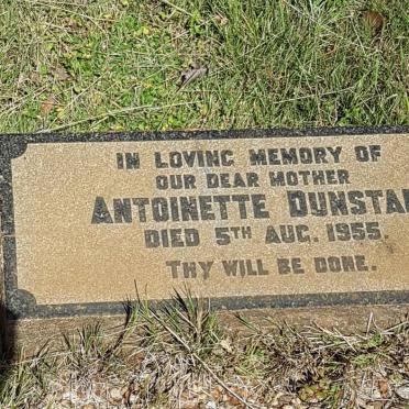 DUNSTAN Antoinette -1955
