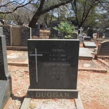 DUGGAN Daniel 1888-1957 &amp; Gertrude Mary 1882-1976