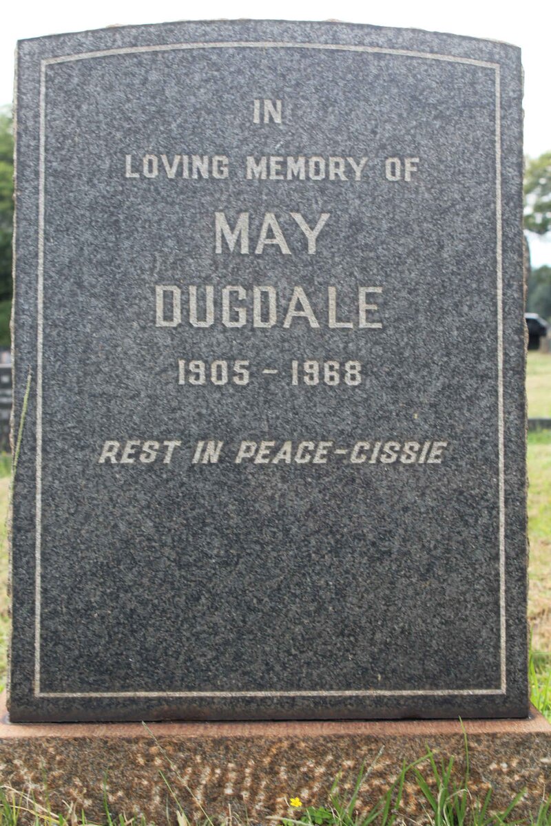 DUGDALE May 1905-1968