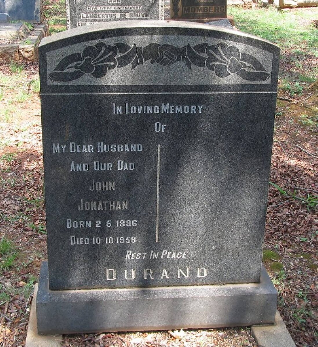 DURAND John Jonathan 1896-1959