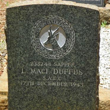 DUFFUS L. MacI. -1943