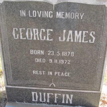 DUFFIN George James 1878-1972