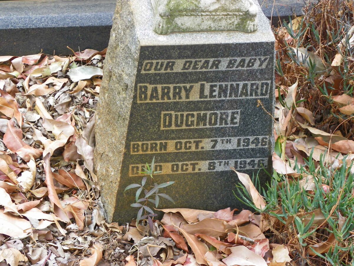 DUGMORE Barry Lennard 1946-1946