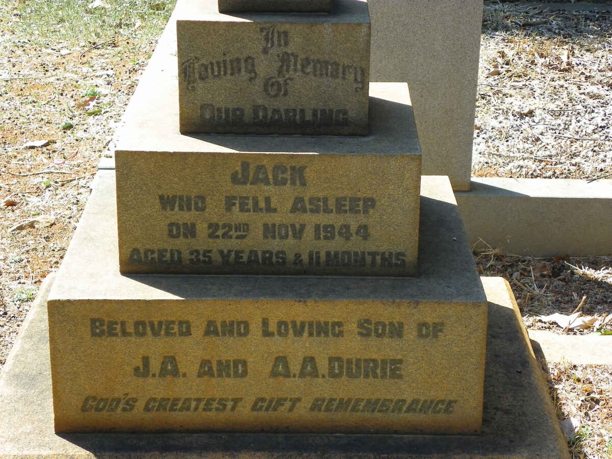DURIE Jack -1944