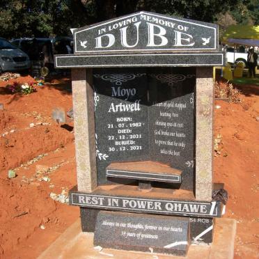 DUBE Moyo Artwell 1982-2021