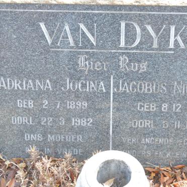 DYK Jacobus Nicolaas, van 1891-1964 &amp; Adriana Jocina 1899-1982