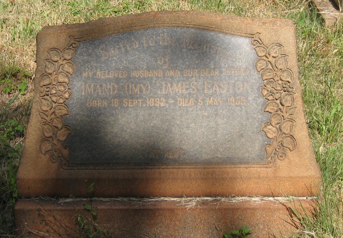 EASTON Imand James 1892-1955