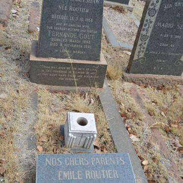 EARNSHAW Alice nee ROUTIER -1958 :: GOUT Fernande 1898-1961